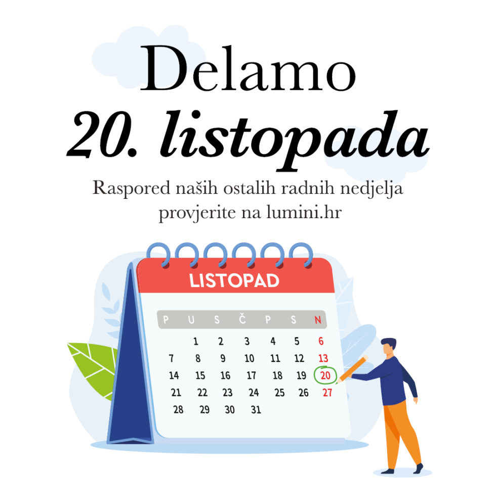 Delamo u nedjelju, 20. listopada!