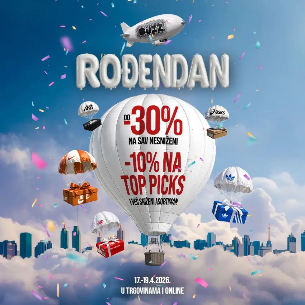 BUZZ slavi 11 godina stila, tenisica i dobre energije! 