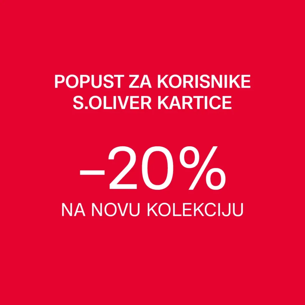 Ekskluzivne pogodnosti za vlasnike s.Oliver kartice ❤