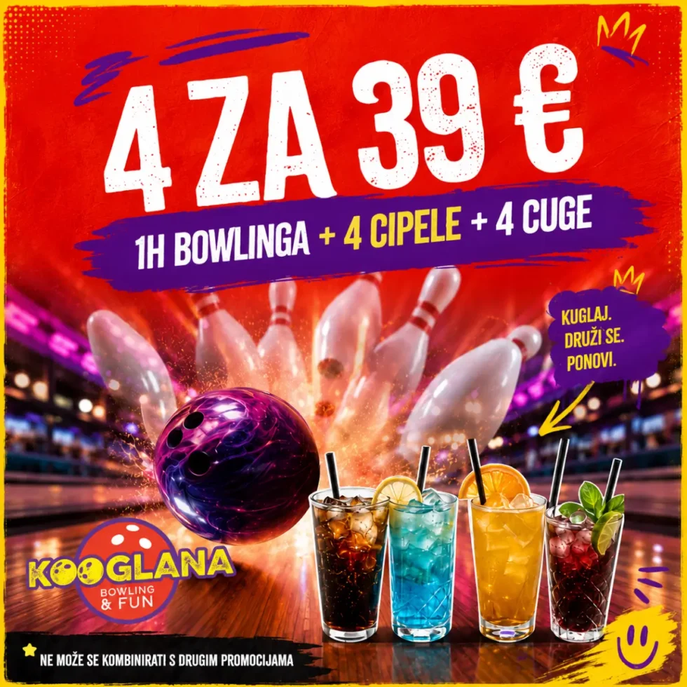 Bowling combo za 4 osobe