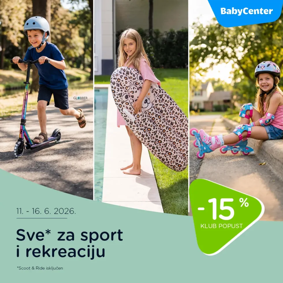Baby Center popustima obilježava kraj školske godine