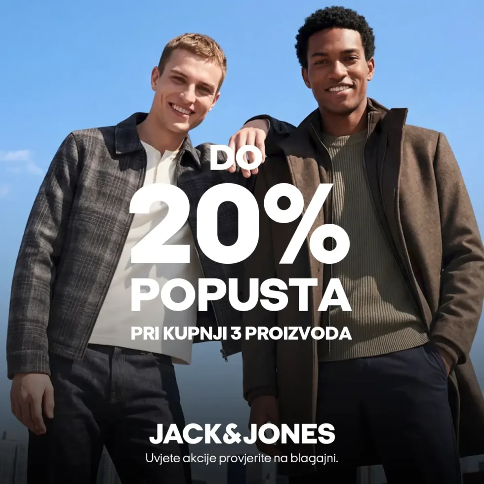 20% popusta na novu kolekciju u JACK & JONES-u