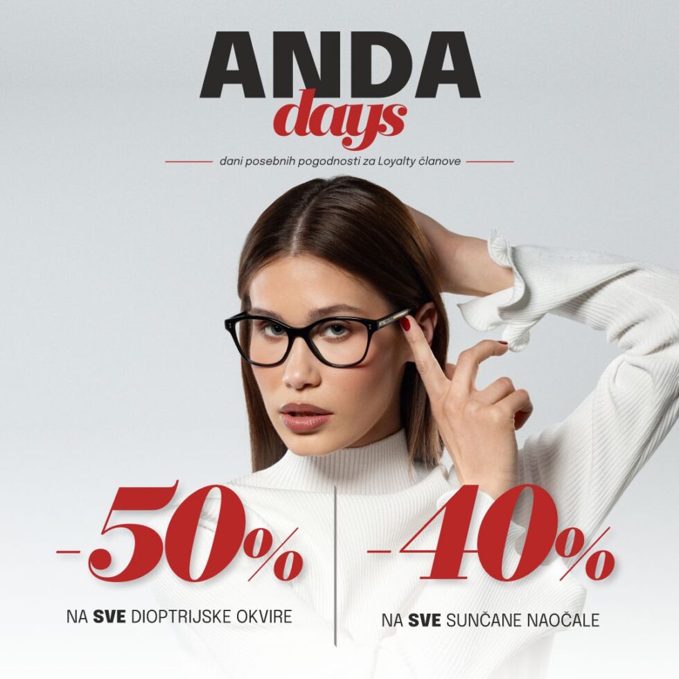 Odlični popusti u Optici Anda